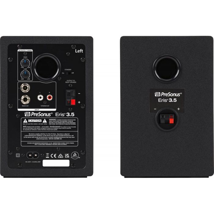 Enceintes de monitoring - PreSonus - Eris 3.5 - 50 watts - Woofer 3,5 pouces - Tweeter 1 pouce