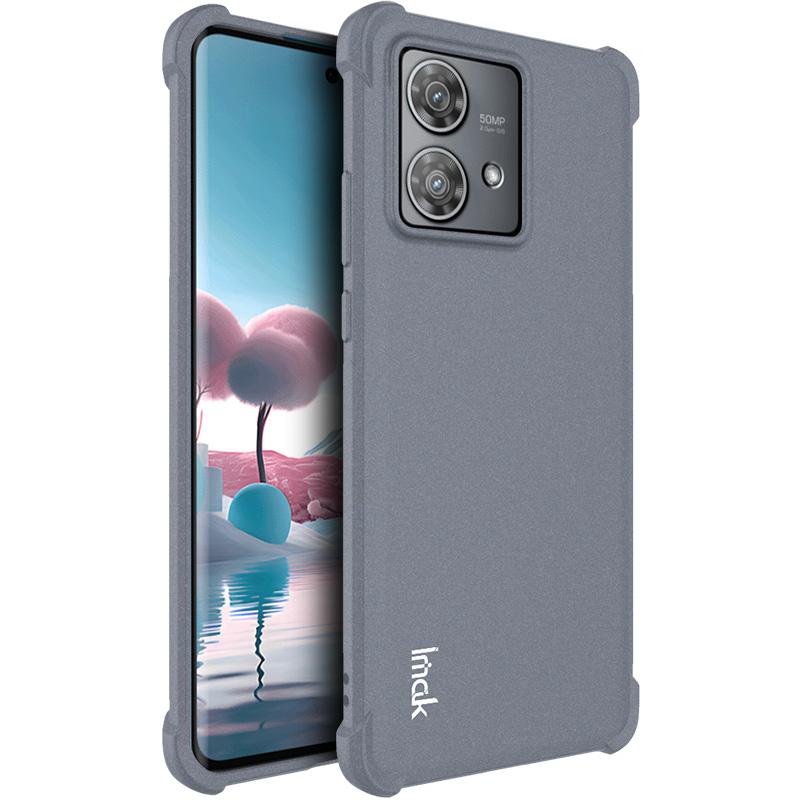 

IMAK For Motorola Edge 40 Neo 5G TPU Case Airbag Corner Mobile Phone Cover Grey