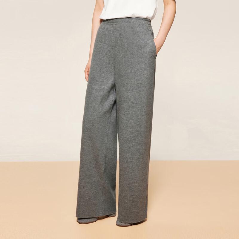 

LESS 2024 Зимові Штани з Овечої Вовни Вільного Прямого Крою M