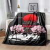 Neon Japanische Kunst Miata Auto Bedruckte Flanelldecke Leicht Warm Plüsch Bett Sofa Stuhl Decke