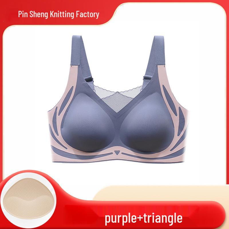 Women's Seamless Post-Mastectomy Bra with Breathable Silicone Prosthesis