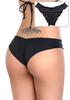 Swimsuit Reversible Ripple Bottom Bikini [Sanas] (L, (PT) Black)