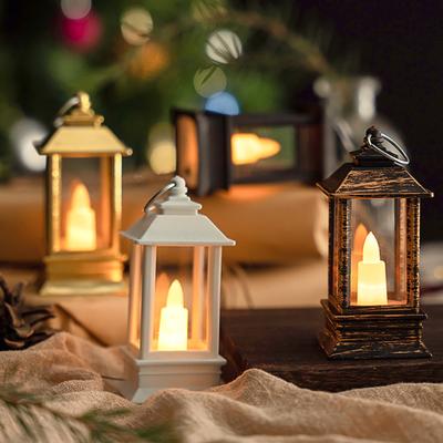 Lantern Decoration Creative Battery Powered Home Decoration Lantern Lamp Romantic Mini Desktop LED Lantern Party Favor Lantern Decoration