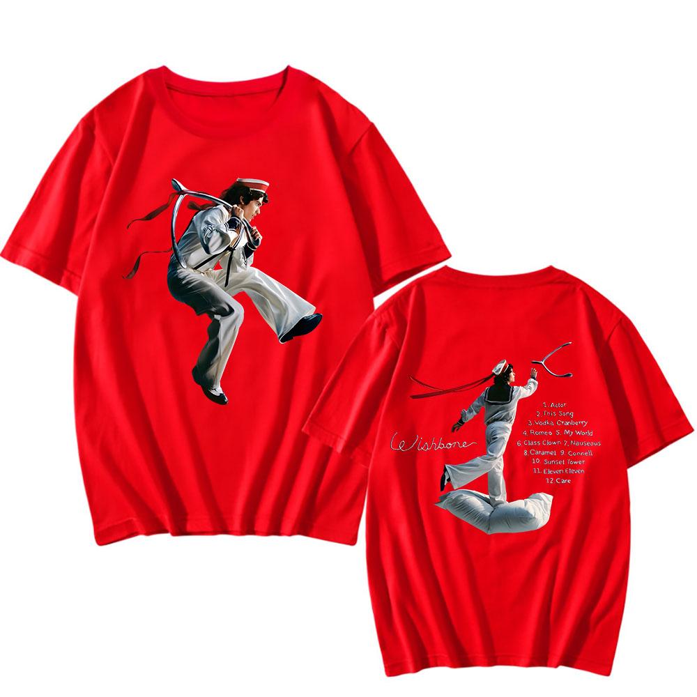Conan Gray Wishbone Album Graphic T-shirt Short Sleeve Cotton Summer Tshirts for Male Streetwear Hip Hop 2025 Fashion Men Tees