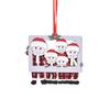 Christmas Tree Family Ornament Hanging Pendant Reindeer DIY Name Card For Holiday Decor Xmas Tree Pendant Crafts Gifts