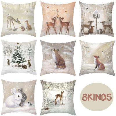 Weihnachten Elch Baum Kissenbezug Frohe Weihnachten Dekorationen Für Zuhause 2022 Weihnachten Navidad Natal Geschenke Cristmas Ornament Neue Jahr