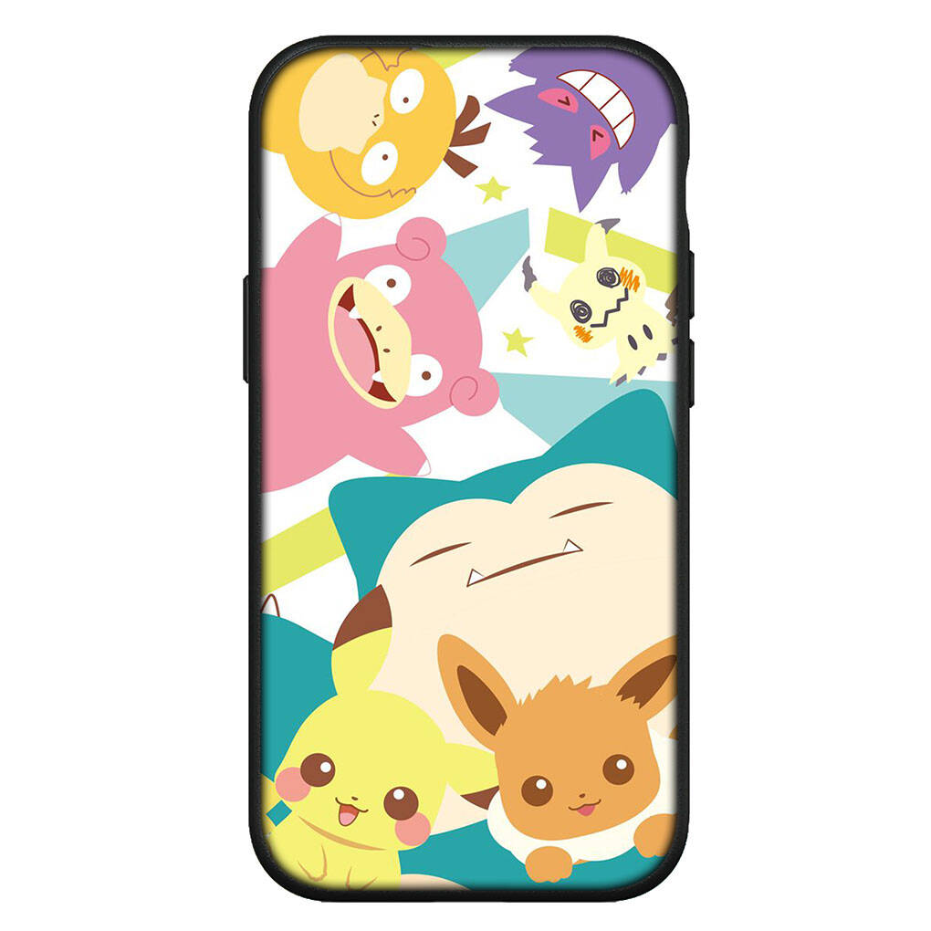 Cover for iPhone 17 16 15 Xiaomi Poco Redmi Note 14 13 12 11 Pro Max X 9 Samsung Galaxy S25 S24 S23 OPPO Huawei Eevee Pokemon Pikachu Cute Phone Case