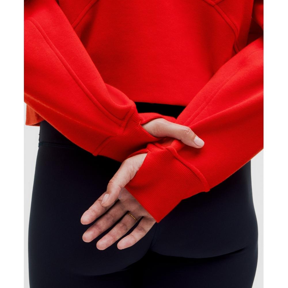 Lululemon Scuba Oversized Half Zip Hoodie Hot Heat