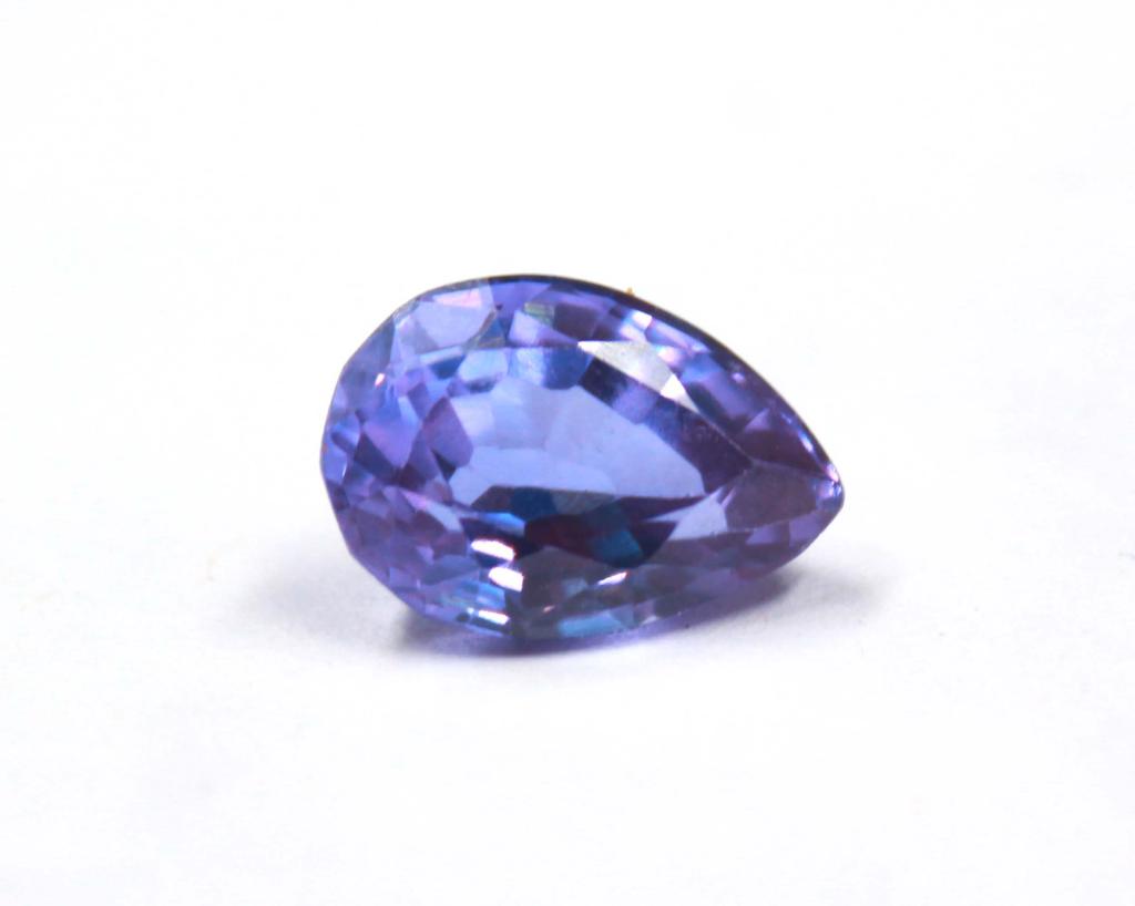 6.10 Carat Looking Nice Purple Alexandrite Pear Shape Russia Certified Gemstone SN549