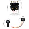 QWORK Wireless Winch Remote Control Kit, 12V 250A Winch Solenoid Relay Contactor + 12V Wireless Winchs Remote, for Truck ATV SUV 63070 62135 74900