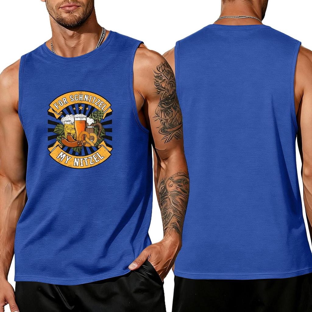 Men's Loose Fit Sleeveless Tank Top Casual Summer Daily Wear Breathable Lightweight Fabric Comfortable Fit Graphic Print