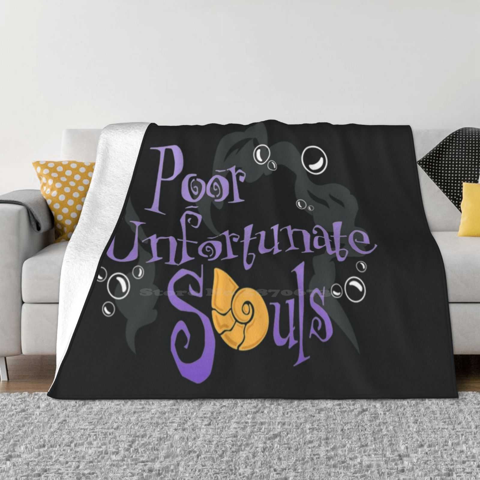 Little Mermaid Fashion Soft Warm Flannel Blanket Mermaid Shell Little Mermaid For Adults Little Mermaid Sweater Little Mermaid 30x40in