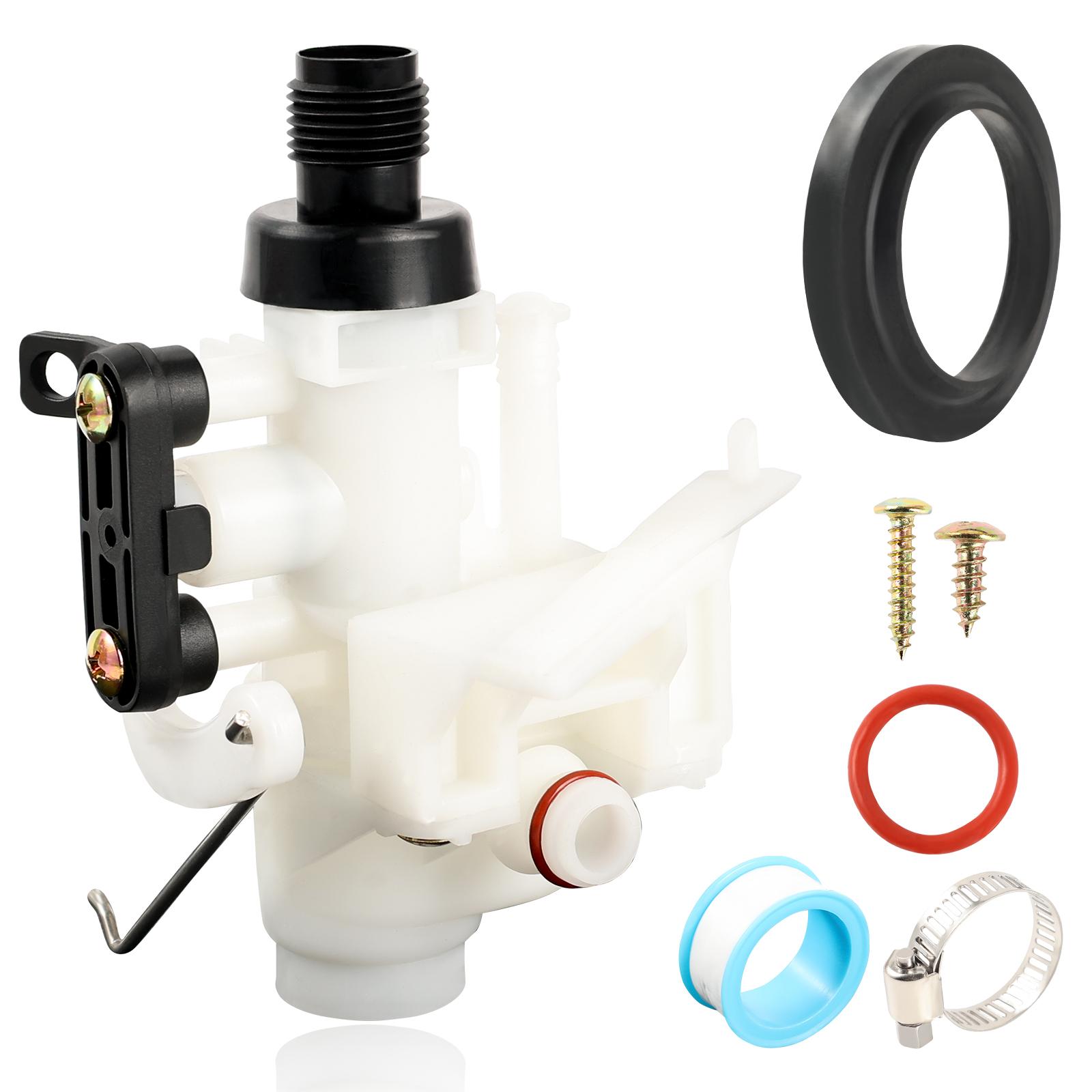 

31705 RV Toilet Water Valve Kit - Fits Thetford Aqua-Magic V High/Low Hand/Foot Flush Replaces 31688, 31687, 31653