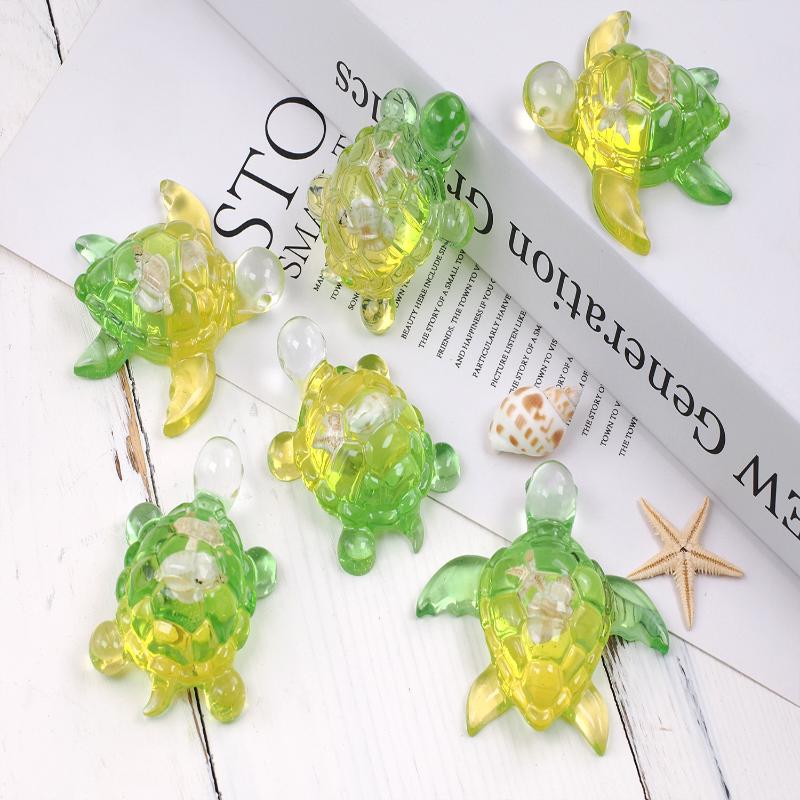 Sea Turtle Keychain Diy Ocean Theme Silicone Mold Handcraft Epoxy Resin Mold