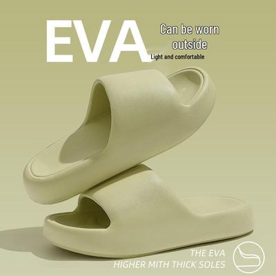 Dames Koel Zomer Antislip EVA Dikke Zool Slippers: Slijtvast, Gevoel van op wolken lopen, Flip-flops in koppelsstijl.