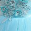 Kids Dresses For Girls Lace Dress Embroidered Gown Princess Clothes Children Formal Evening Party Flower Wedding Vestidois