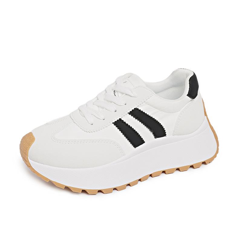 

Women Shoes Spring Versatile Casual Shoes Breathable Fashionable Height Increasing Breathable Sneakers Casual daily Comfortable Lightweight Sneakers 35