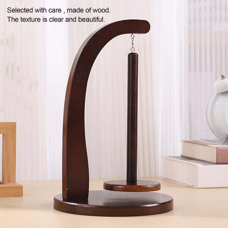 Yarn Holder Spinner Wooden Yarn Ball Holder Rotatable Yarn Twirling Holder Stable Knitting Ball Stand Decorative For Crochet