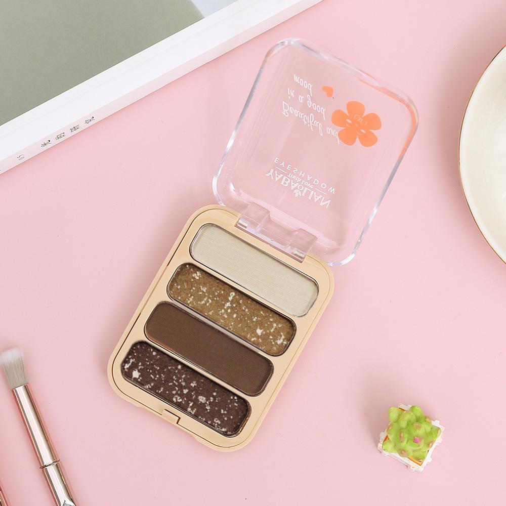 

Четырехцветные тени для век Перламутровые матовые тени для век цвета земли