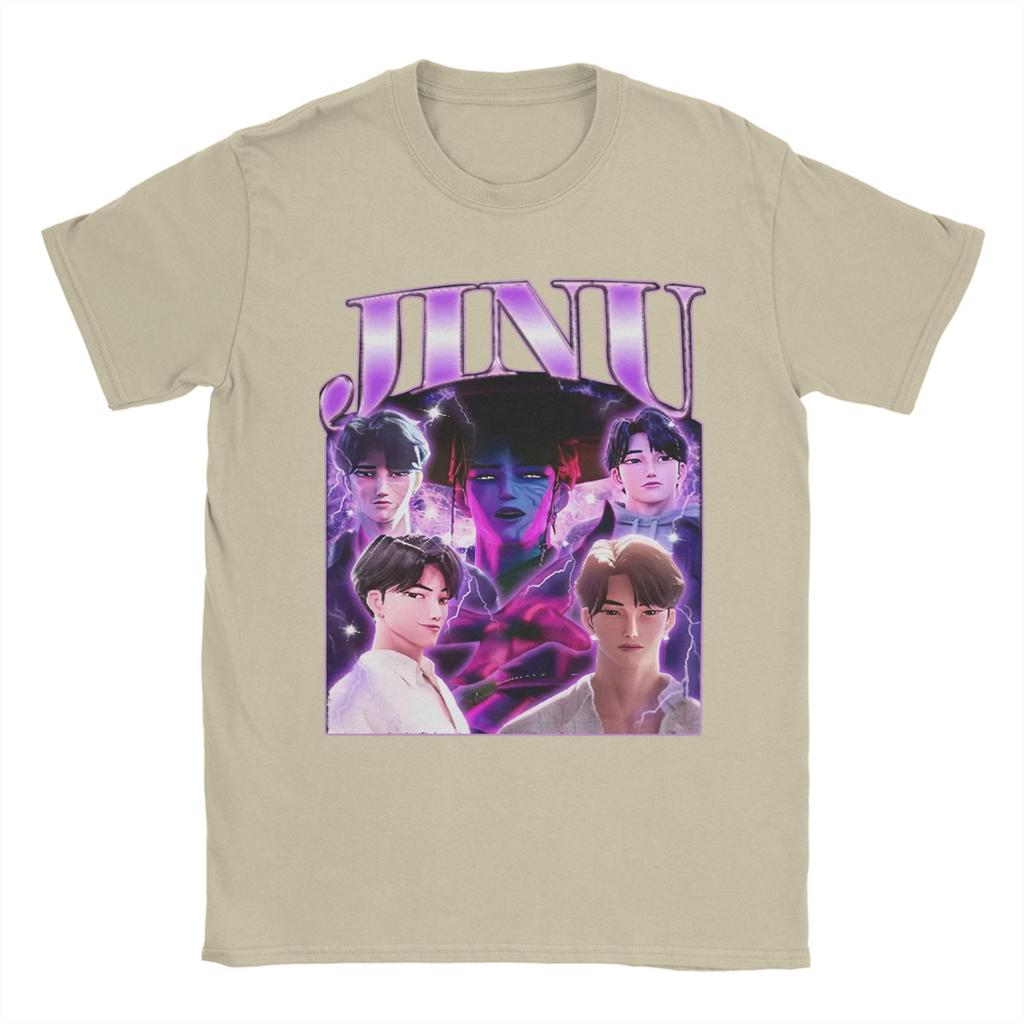 Jinu KPOP Dämonenjäger 90er-Jahre Stil T-Shirt Sommer T-Shirts Herren Baumwolle O-Ausschnitt Übergröße Kleidung Kurze Ärmel Streetwear TOPS