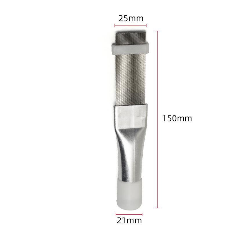 Yunbei Brown Bristle Brush & Fin Comb Cleaning Set