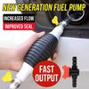 Bomba de Transferência de Combustível por Sifão Manual para Gasolina, Diesel e Água - Bomba de Extração de Fluido Manual Portátil e Mangueira para Carro, Óleo, Líquido e Transferência de Bebidas