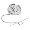 Locking Lever Fuel Cap 600212 Aluminium Alloy Fuel Tank Locking Cap Replacement for Peterbilt 379 389 579