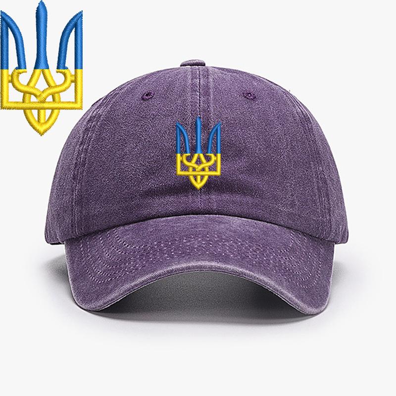 Embroidery Ukraine Trident Symbol Spetsnaz Special Forces Men Baseball Caps Brass Buckle Dad Caps Snapback Adjustable