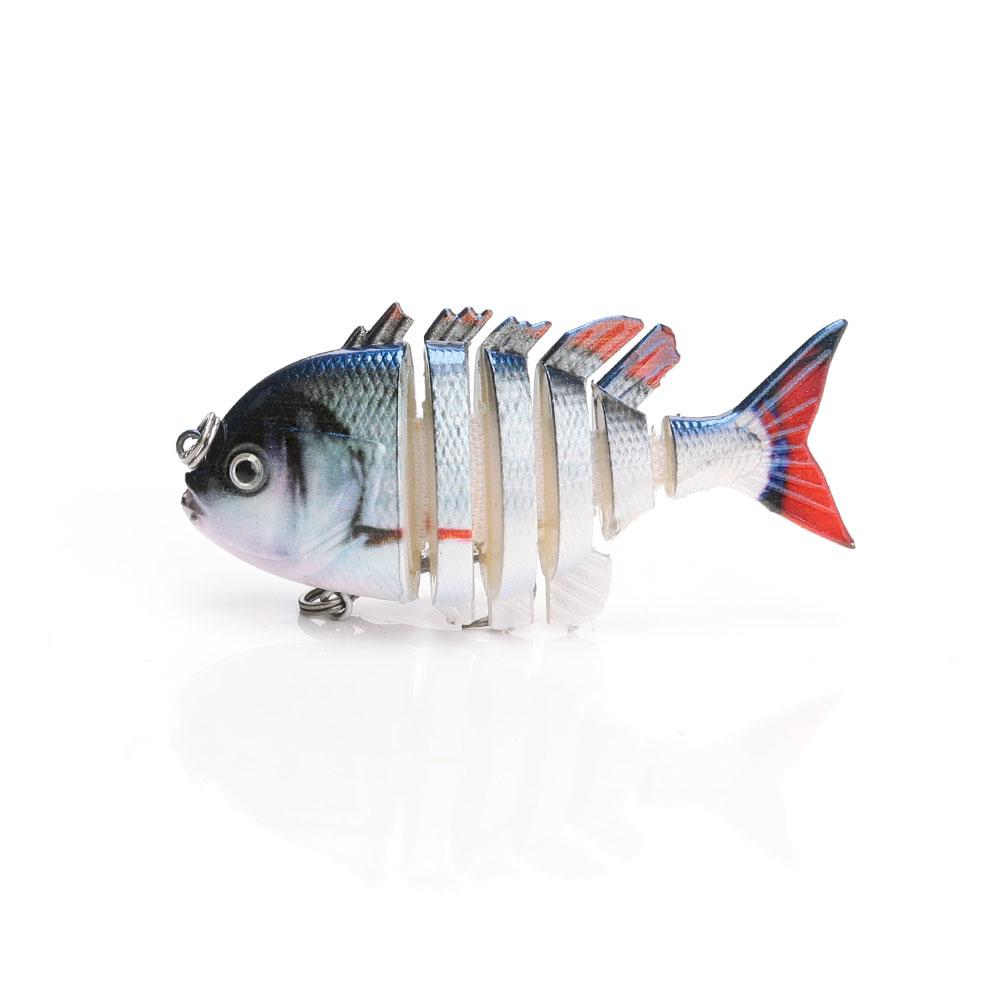 Mini Multi Jointed Fishing Lure 60mm 4g Topwater Hard Bait Wobblers Lifelike Swimbait Crankbaits Fishing Trout Lures