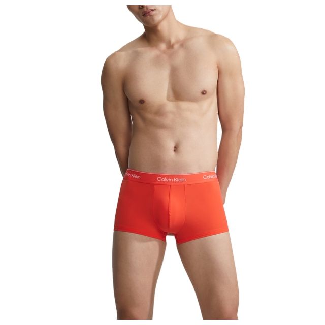 Calvin Klein Moderne Gravity Buchstabenaufdruck Sonnenschutz Schnelltrocknend Anti-Scheuern Boxershorts Herren Unterteile Orange NB35393CI
