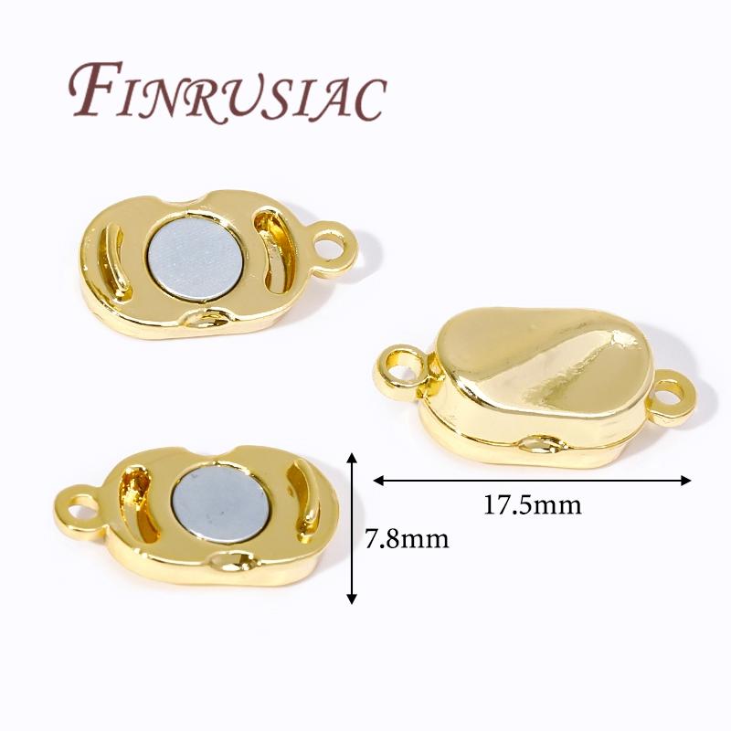 18K Gold Plated Locks For Jewelry,Bracelets Connectors Clasps,DIY Necklace Making Accessories,Clasp For Jewelry