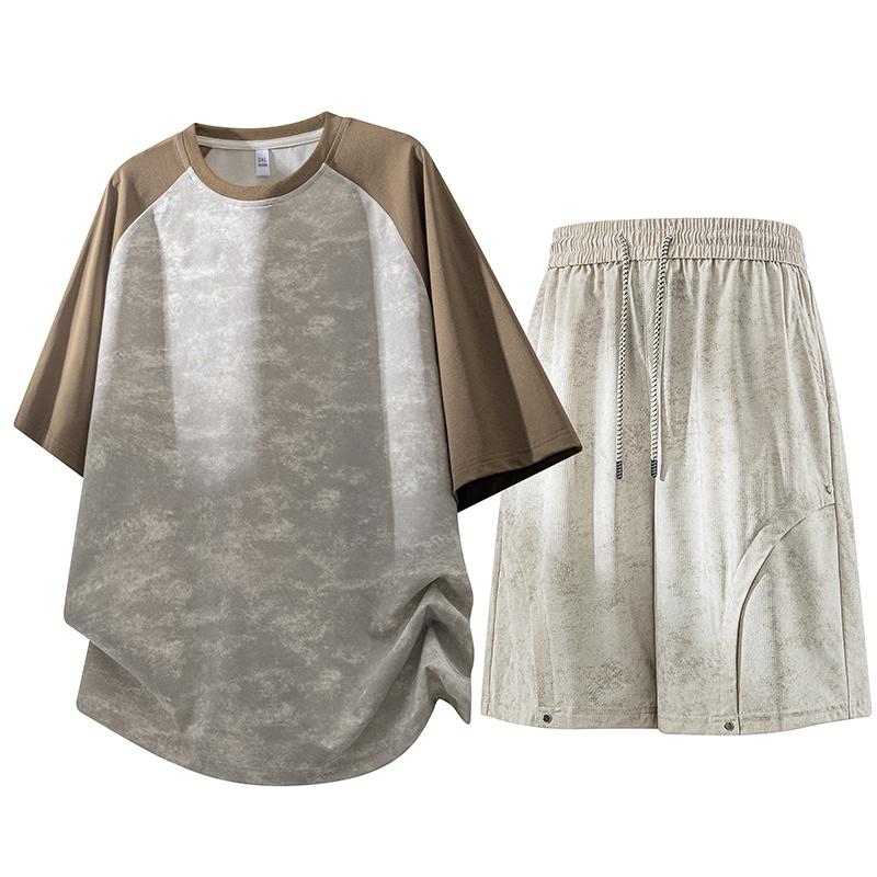 Summer Set Men's Casual Sports Short Sleeved Set Men's Two-piece Set