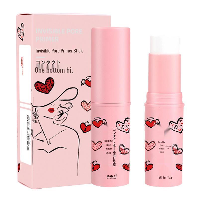 Invisible Pore Primer Stick: Refines & Brightens Skin Tone, Conceals Pores, Long-Lasting BB Cream 8g