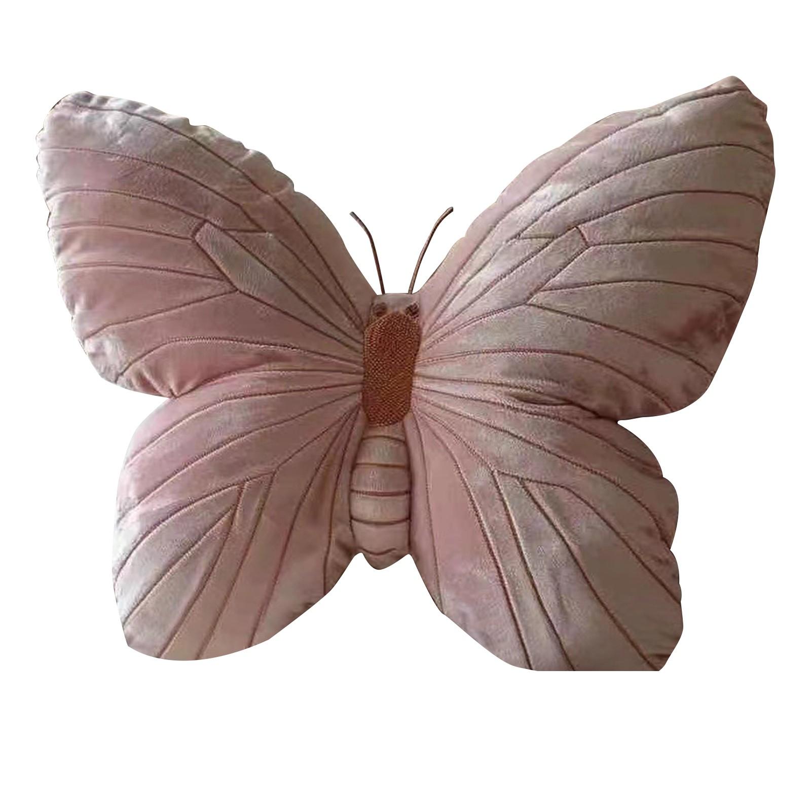 

Подушка-бабочка, плюшевая игрушка, подушка для девочки, кукла, домашняя эстетическая подушка One Size