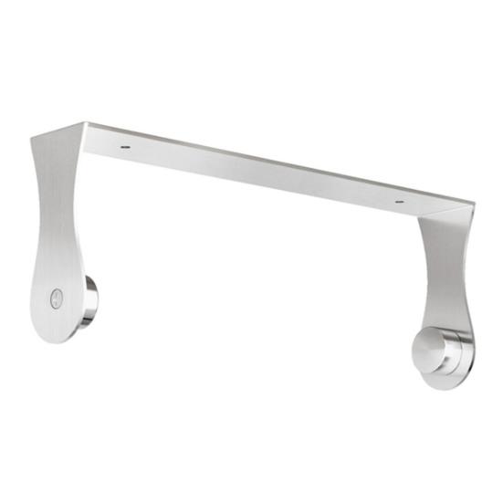 Yousheng Tissue Holder Under Cabinet Stainless Steel Kitchen Bathroom Rack Easy Installation Tissue Roll Clamp