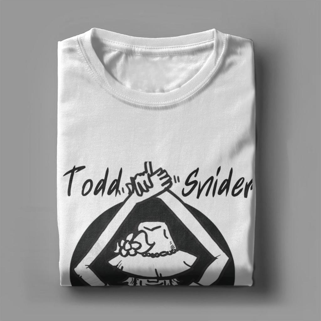 Men Todd Snider T Shirt 100% Cotton Tops Funny Short Sleeve Crew Neck Tees Big Size T-Shirts