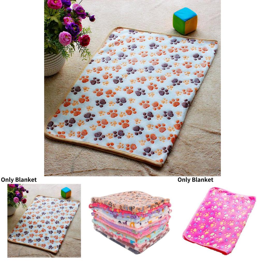 Cozy Plush Pet Blanket For Dogs Available In Multiple Colorful Designs And Sizes