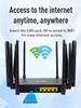 5G Dual-Band Wireless Router with SIM Card Slot, Ten Antennas, for EU & Asia WiFi Sharing