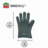 Silikonowa rękawica szara KINGHOFF KH-1901