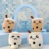 Simulation Fruit Milk Tea Cup Plush Toy - Small Pearl Milk Tea Doll