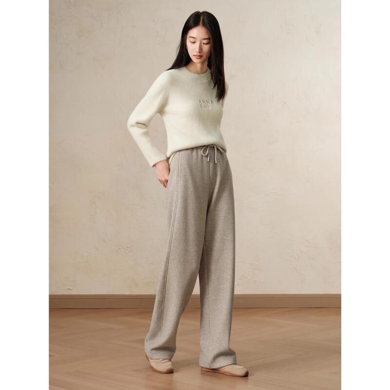 JZ Anna Coco Women's Warm Wide-Leg Velvet Pants