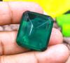 44.05 Carat Green Moldavite Emerald Shape Lab Created Certified Gemstone SN396
