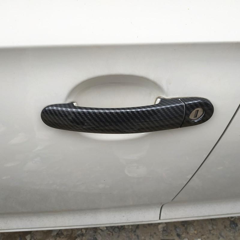 Suitable For Volkswagen VW Golf 5 MK5 V Rabbit 1K Accessories Door Handle Cover Trim Plastic Imitation Carbon
