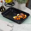 Rectangular Enameled Roasting Pan 34x24x4.5x4.5 Cm