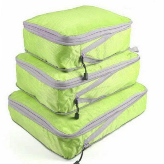 

Водонепроницаемый дорожный набор для хранения: Комплект из трех сжимаемых, расширяемых сумок для обуви и одежды Standard