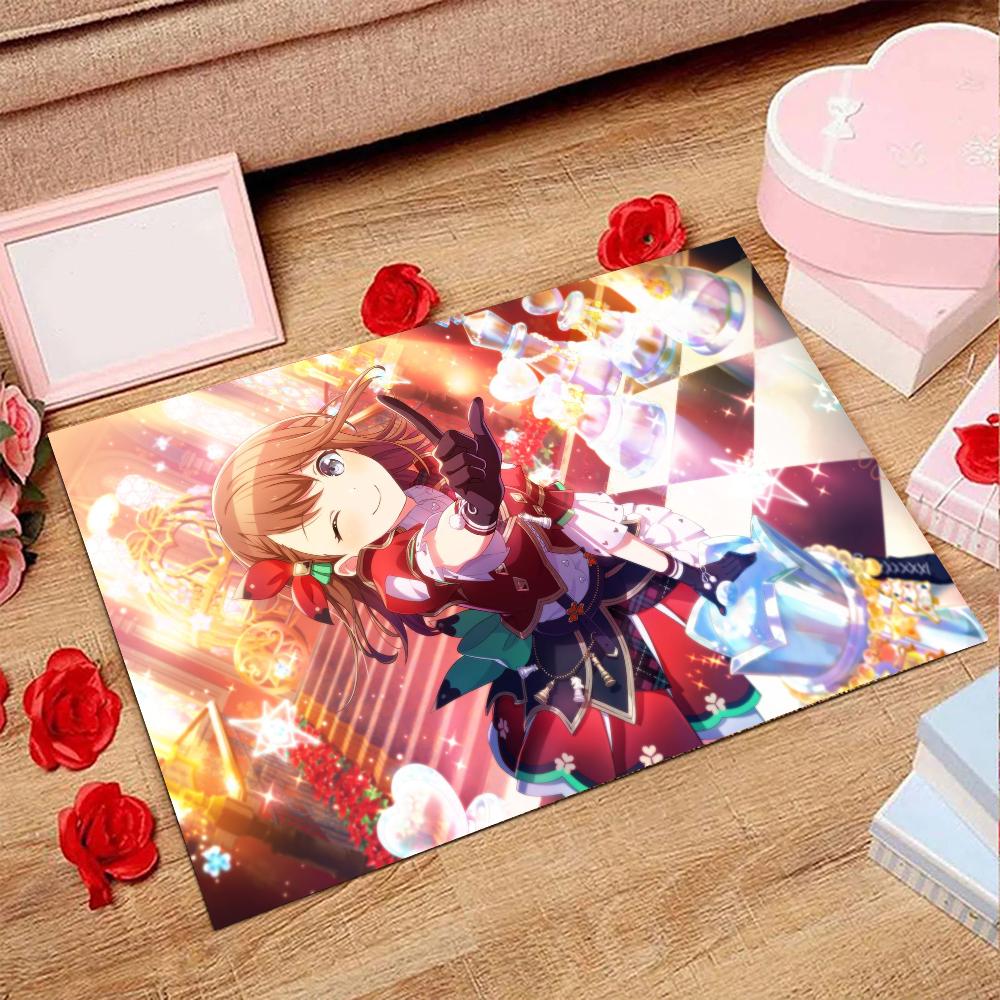 1pc Project S-Sekai Bathroom Absorbent Mats Anti-Slip Mats Home Decor Supplies Carpets Home Kitchen Floor Mats