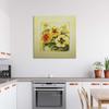 Canvas Print Pansy Flowers