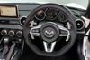 Volan Original KENSTYLE MC01 pentru Mazda Roadster (Seria ND5) din Piele Neagră Integral