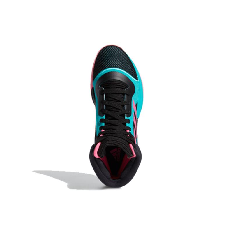Adidas Marquee Boost 'Black Shock Pink Aqua' Sneakers EH2373