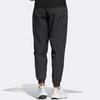 Adidas Originals Trefoil Flower Logo Embroidered Cuffed Casual Sports Pants Women Bottoms Black HP0081